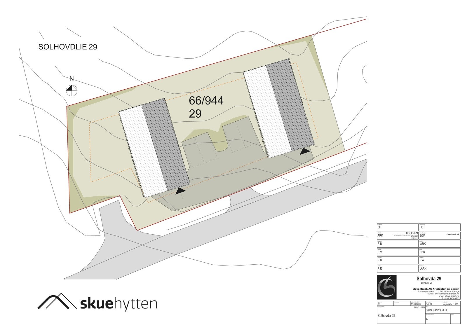 Solhovda 29-situasjonsplan Galleribilde