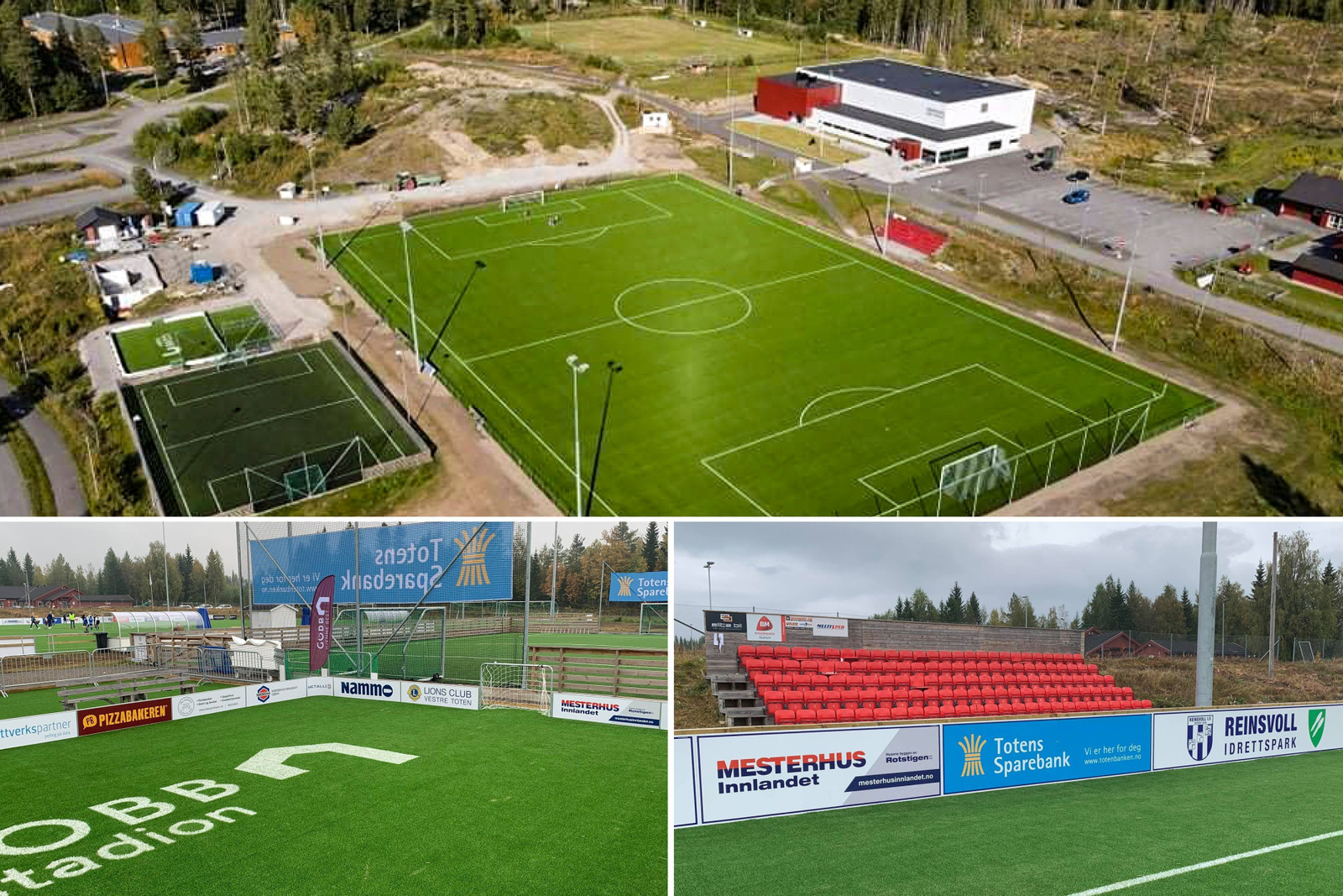 Ny, flott idrettspark på Reinsvoll