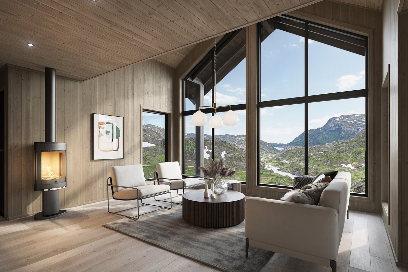 Innvendig 3D illustrasjon fra Modell 1219 Galleribilde