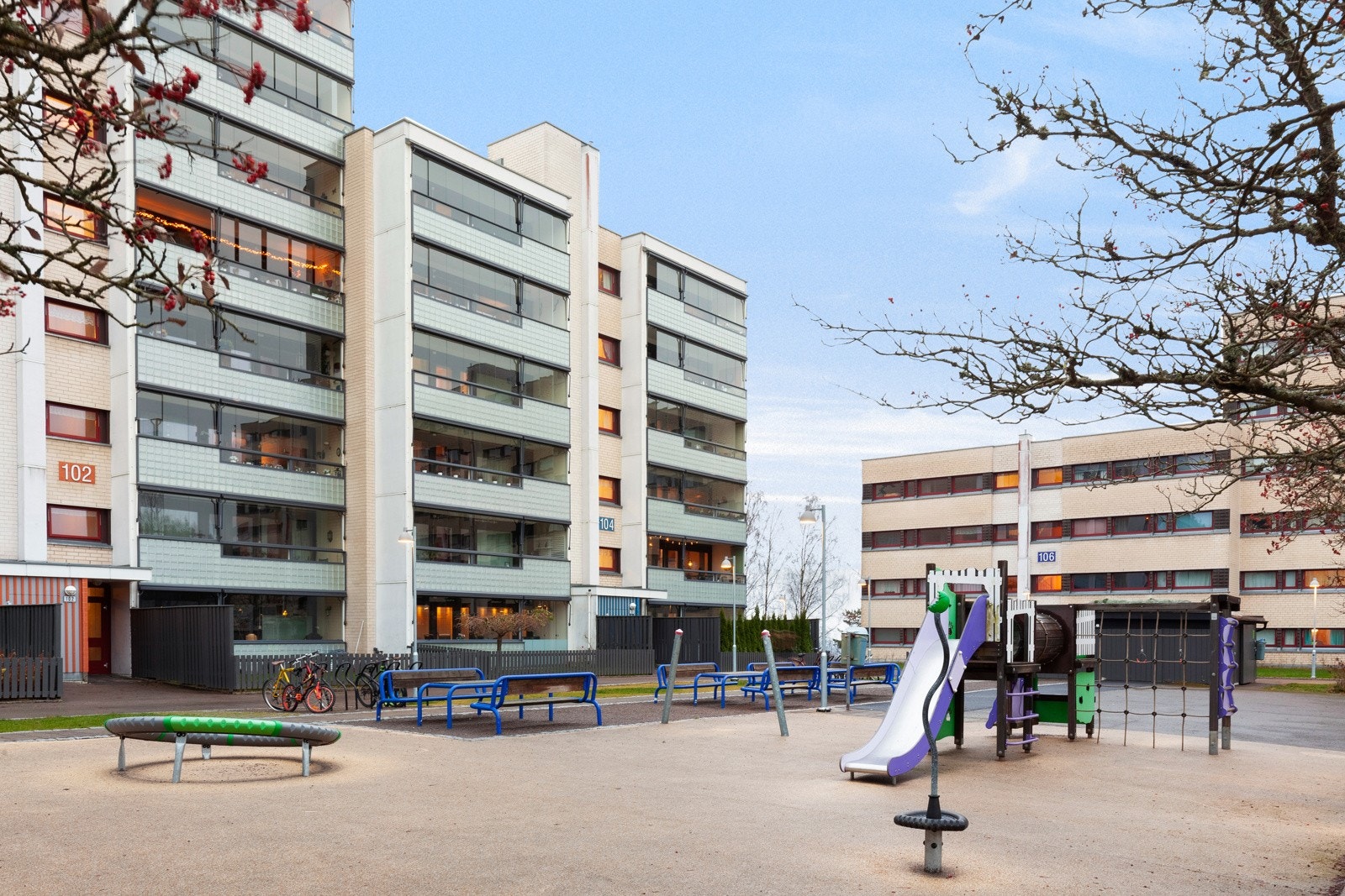Emanuelfjell borettslag består av 314 andelsleiligheter. Galleribilde