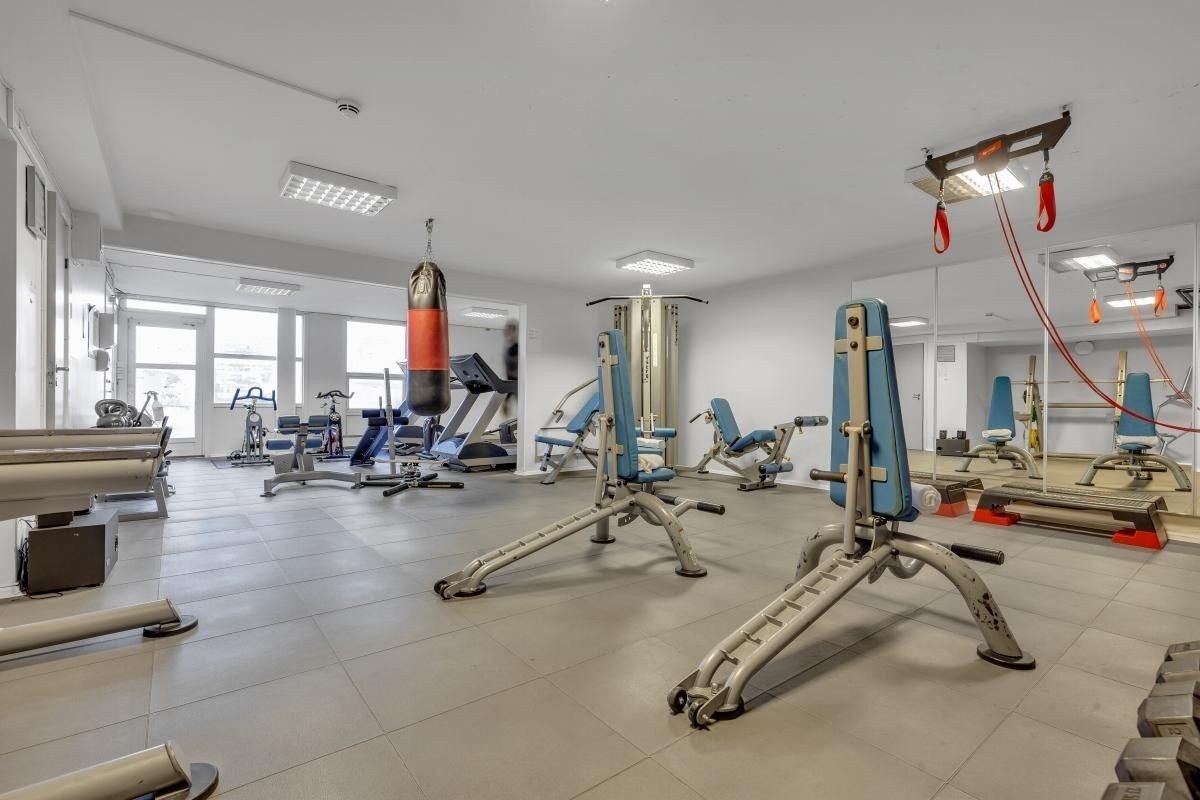 Det er et flott trimrom i borettslaget. Galleribilde