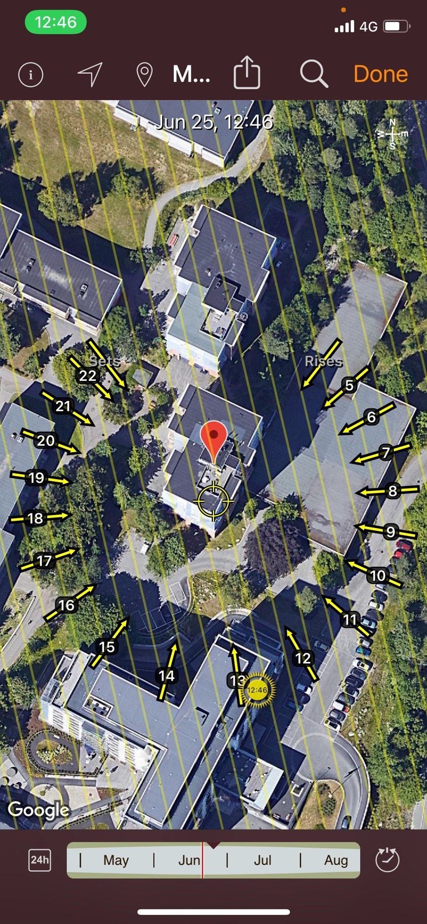 Soldiagram Hovseterveien 96. Galleribilde