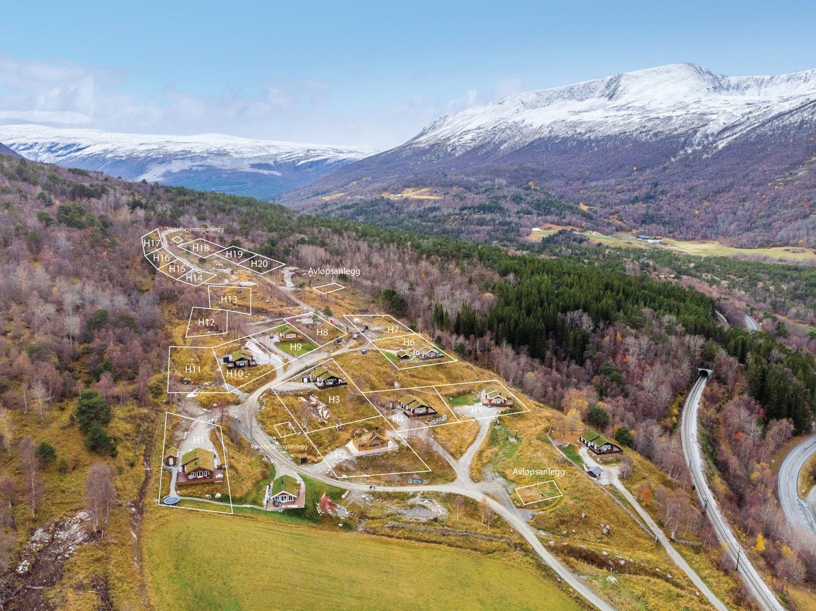 Beliggenheten er svært landlig og skjermet. Galleribilde