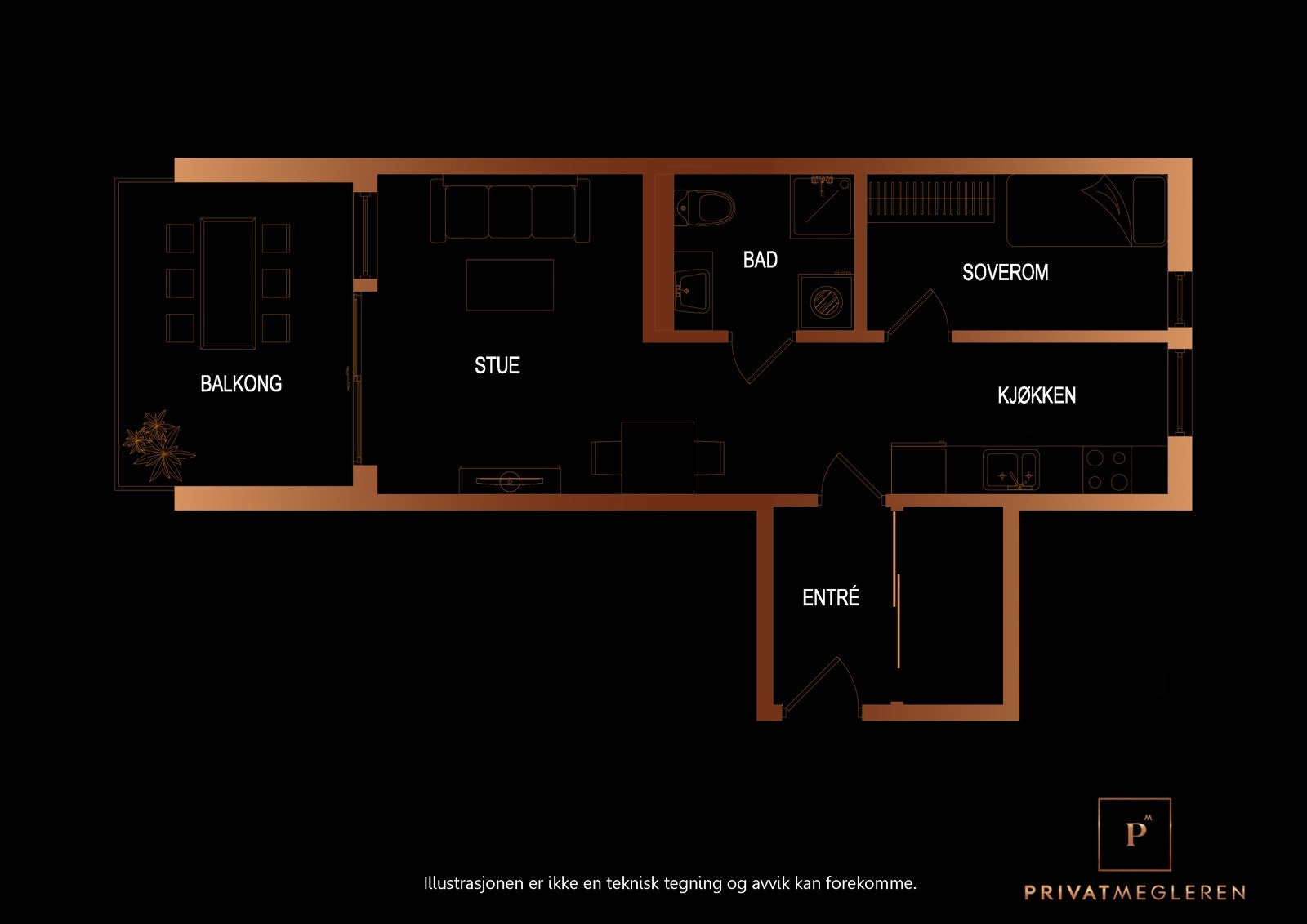 Planskisse Galleribilde