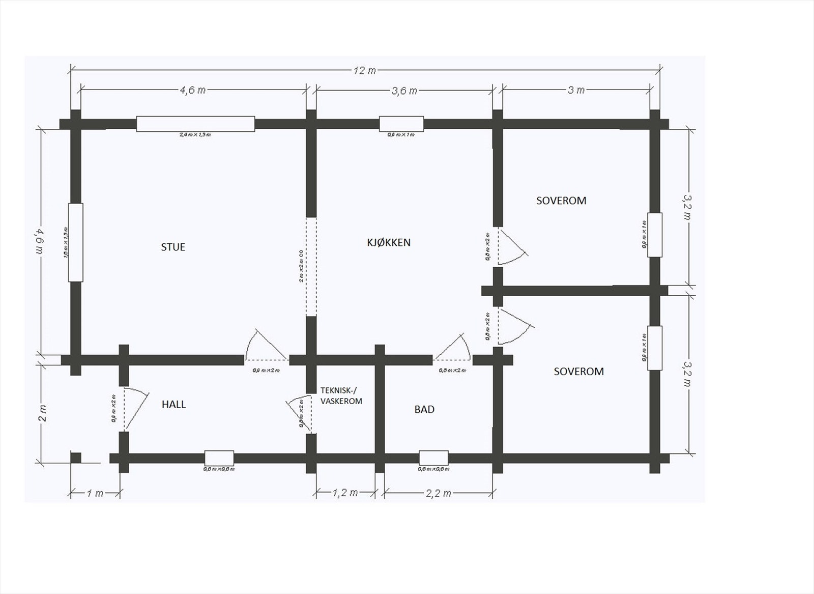 Planskisse Galleribilde