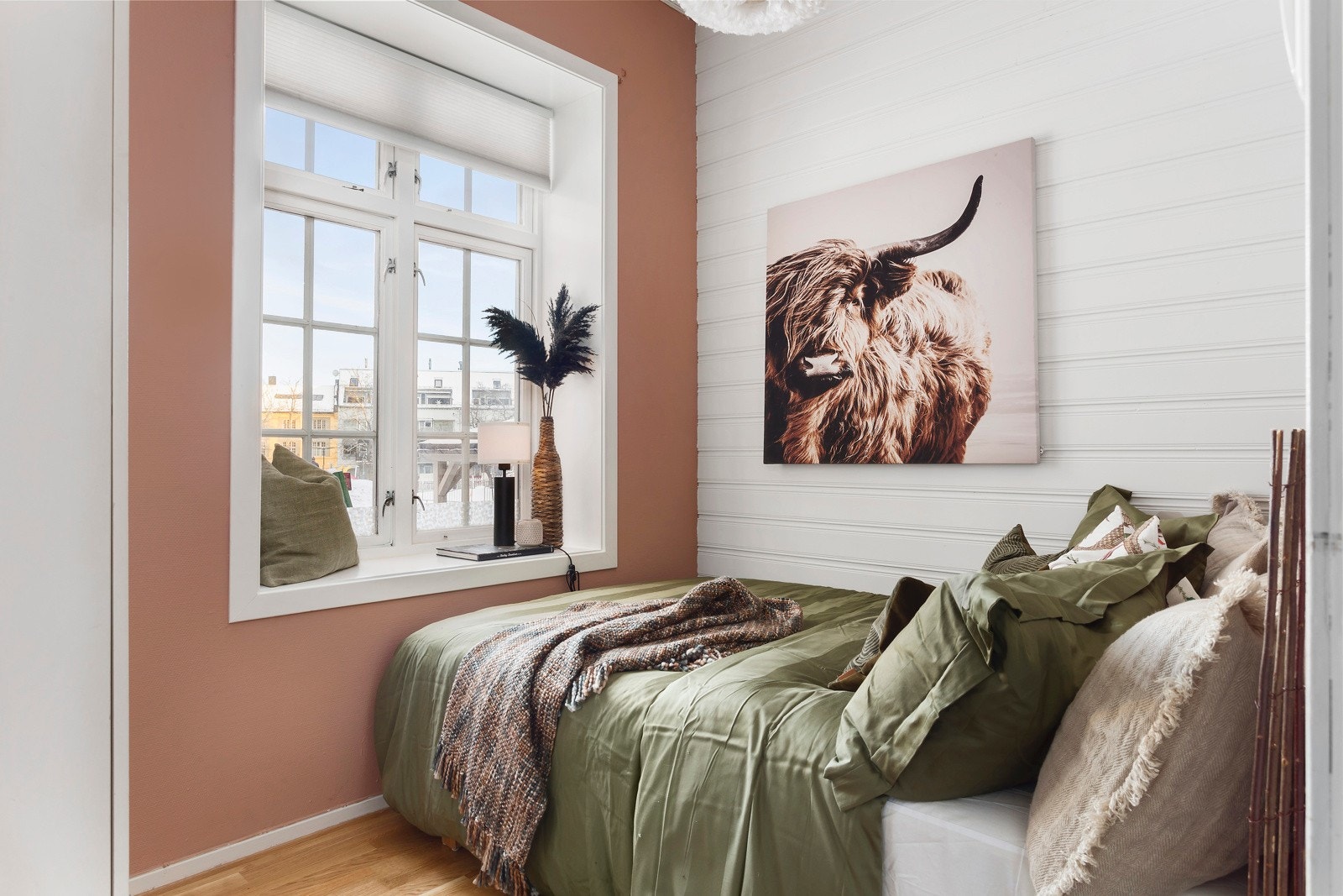 Soverommet er på 6,5 m² med plass til dobbeltseng og tilhørende møblement. Galleribilde