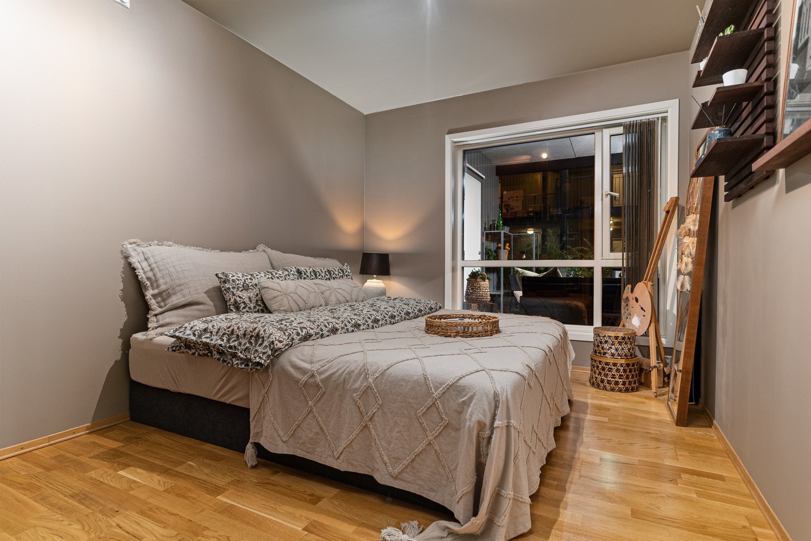 Leiligheten har to gode soverom, hvor hovedsoverommet måler hele 11,5m² Galleribilde