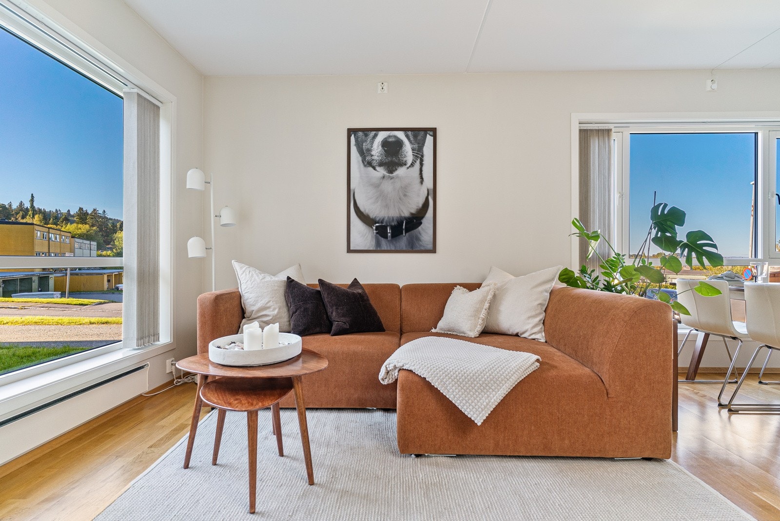 Leiligheten har en svært god romløsning, med gode møbleringsmuligheter Galleribilde