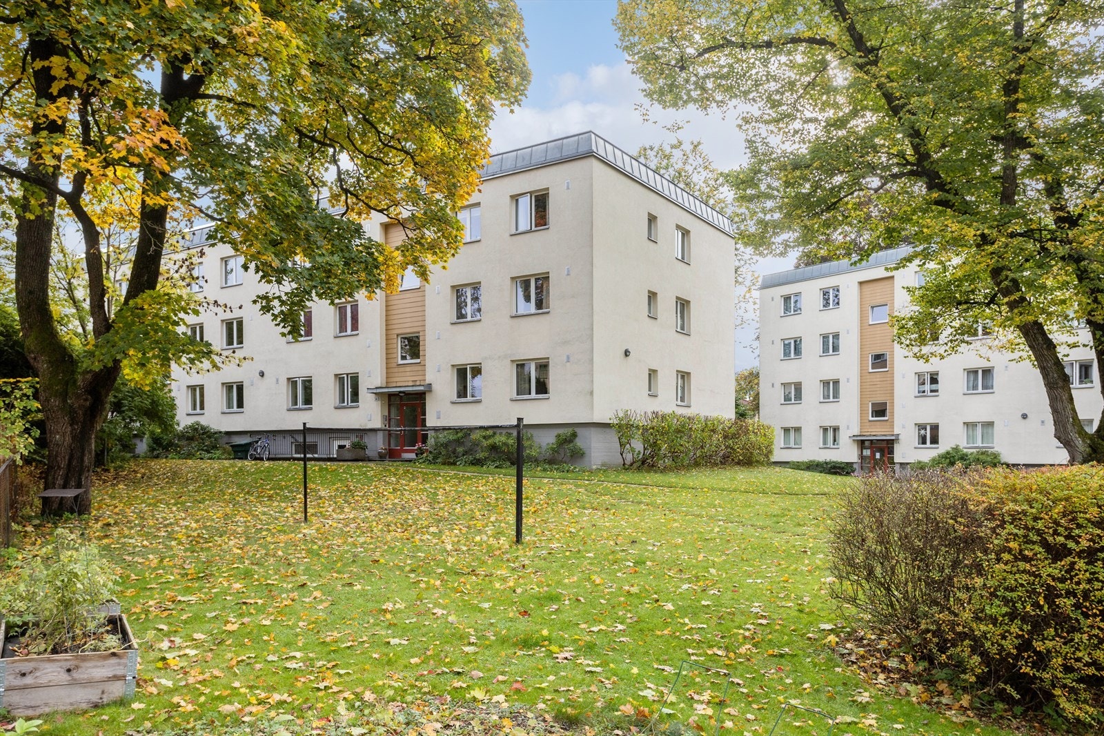 Flotte grøntarealer omkranser sameiet. Galleribilde