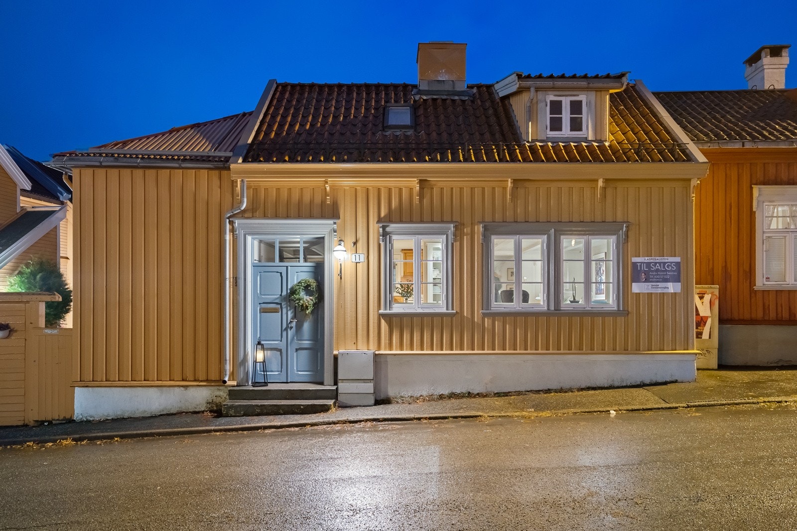 Velkommen til Koefoedgeilan 11 - En unik enebolig på 107 m² over to plan med svært attraktiv beliggenhet i idylliske Ila Galleribilde