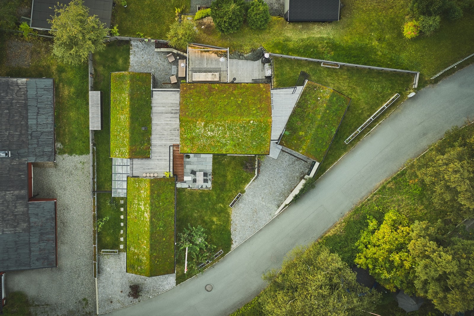 Overblikk over hele eiendommen. Galleribilde