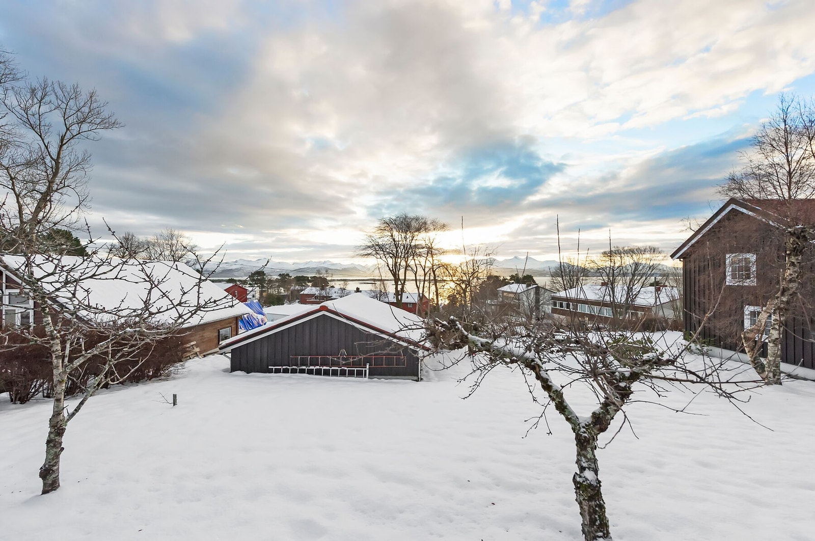 Tomten er på 700 kvadratmeter Galleribilde