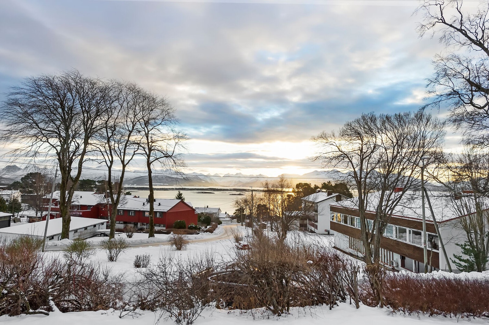 Nydelig utsikt fra tomten Galleribilde