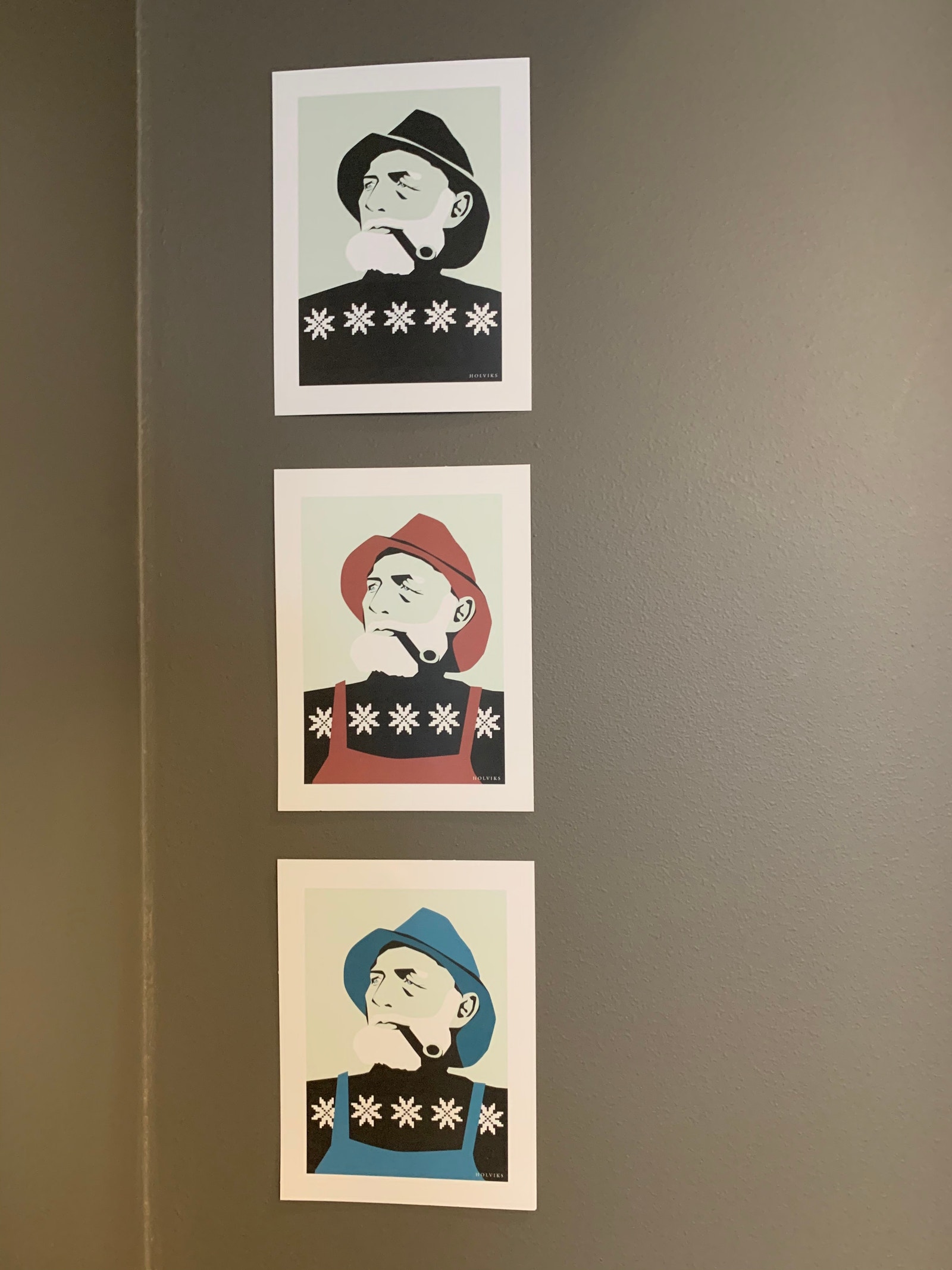 Detalj fra gang Galleribilde