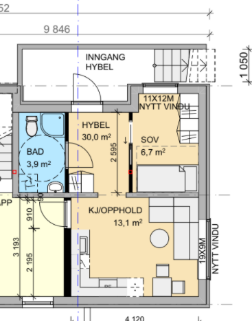 Plantegning Galleribilde