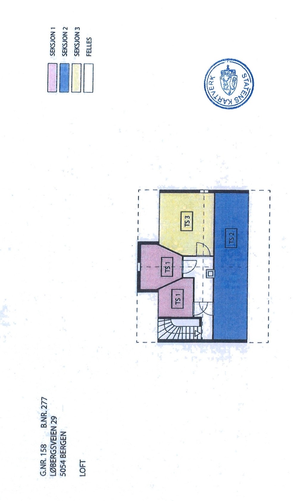 Seksjionering LOFT Galleribilde