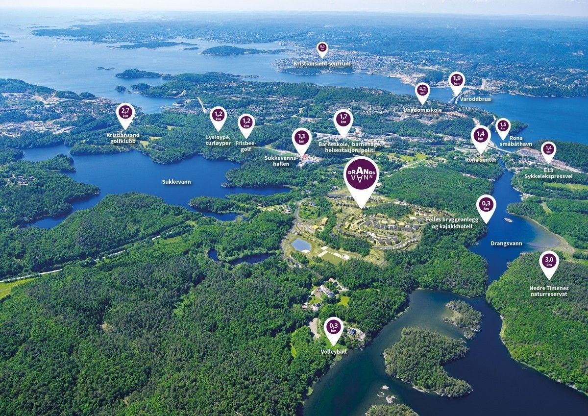 Oversiktsbilde Drangsvann Galleribilde