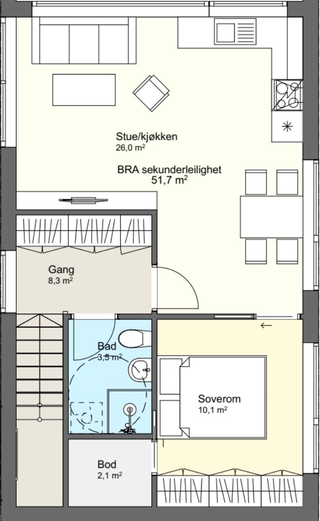 Planløsning. Galleribilde