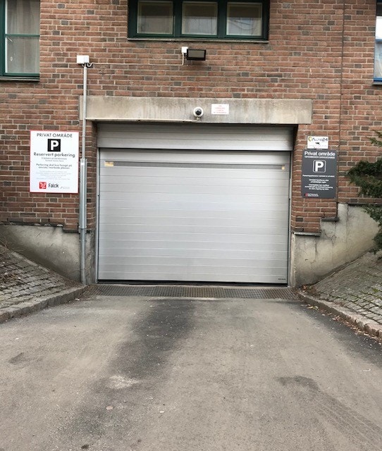 Innkjøring og utkjøring porten Galleribilde