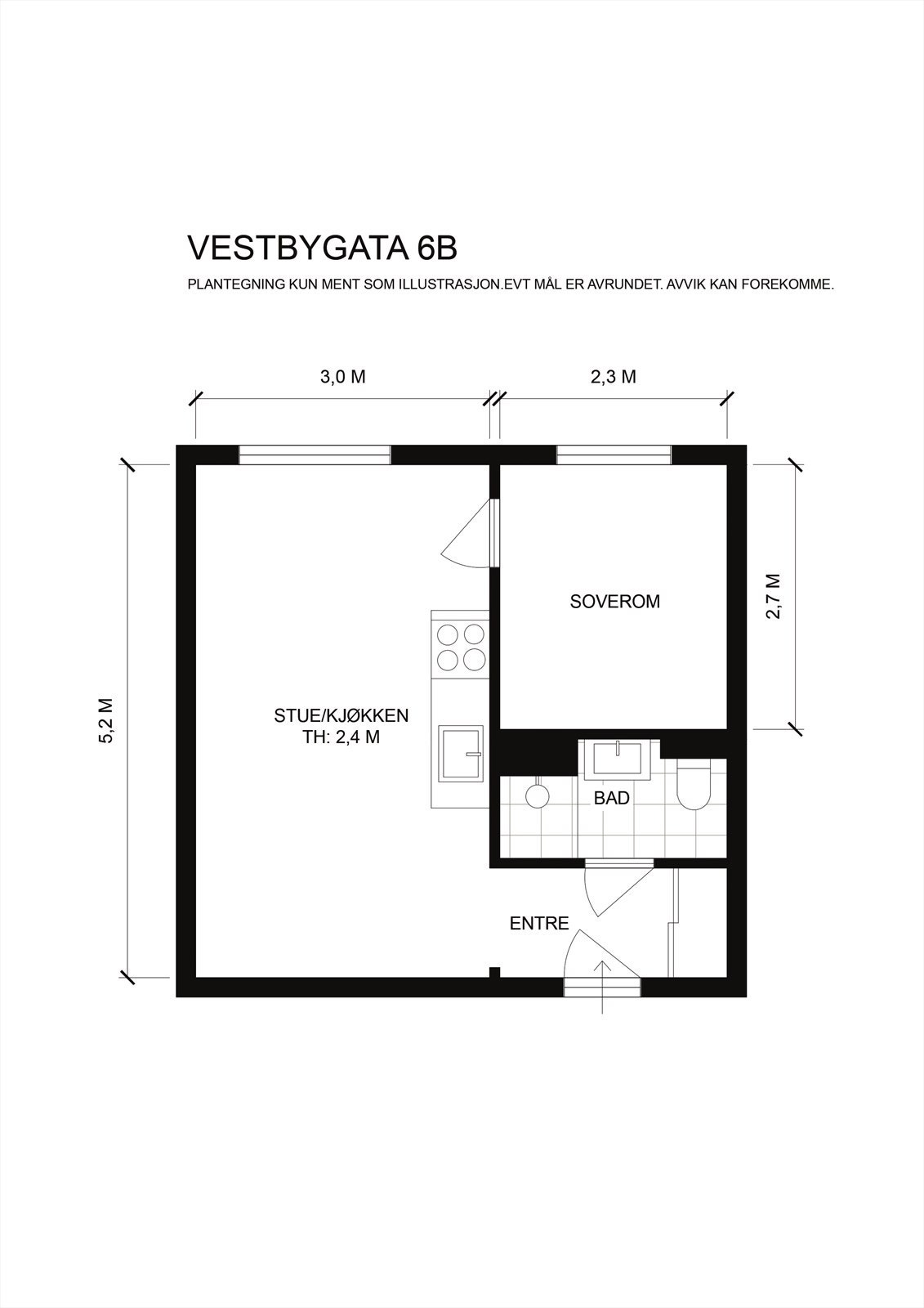 Planskisse Galleribilde