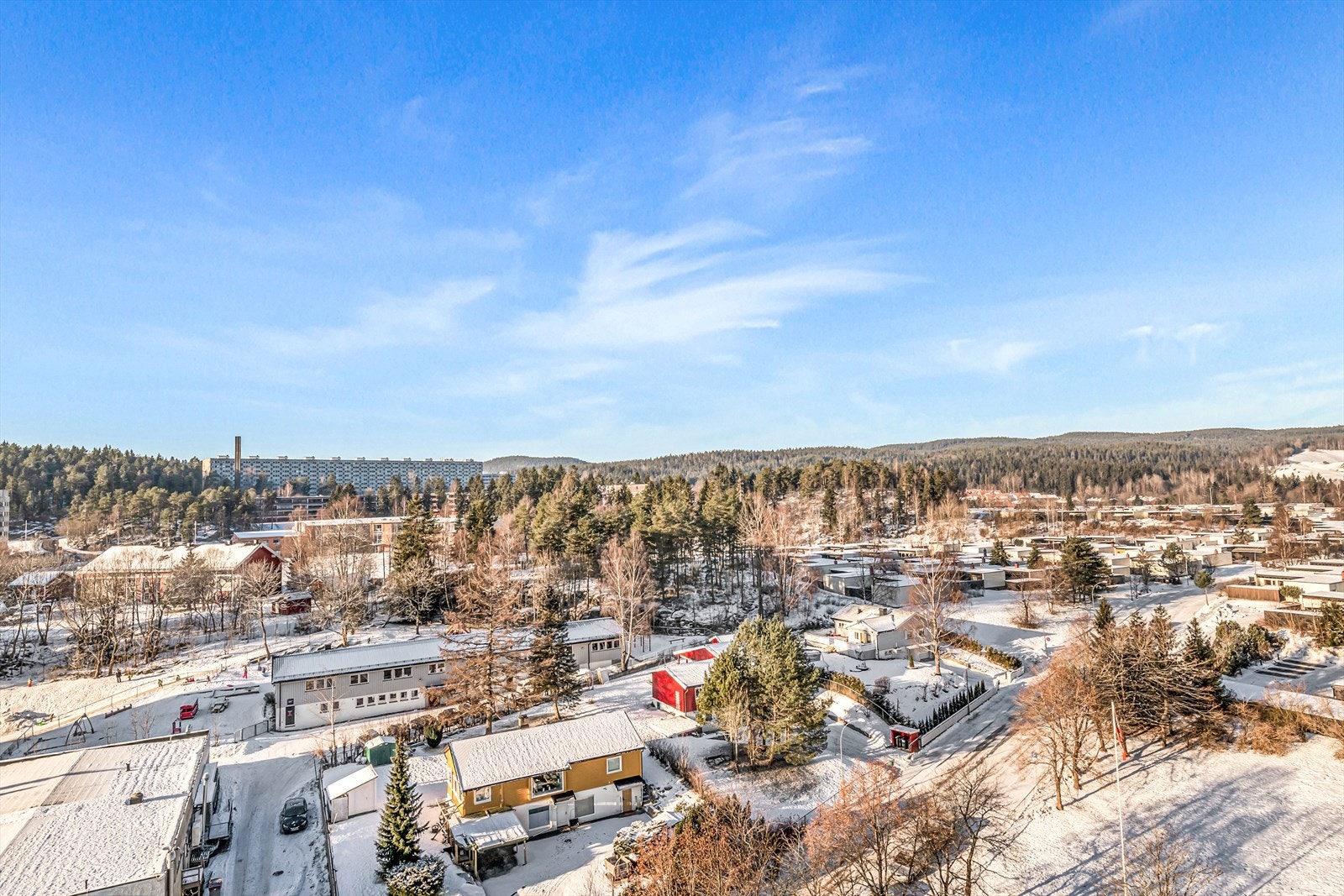 Flott utsikt fra balkong uten innsyn Galleribilde