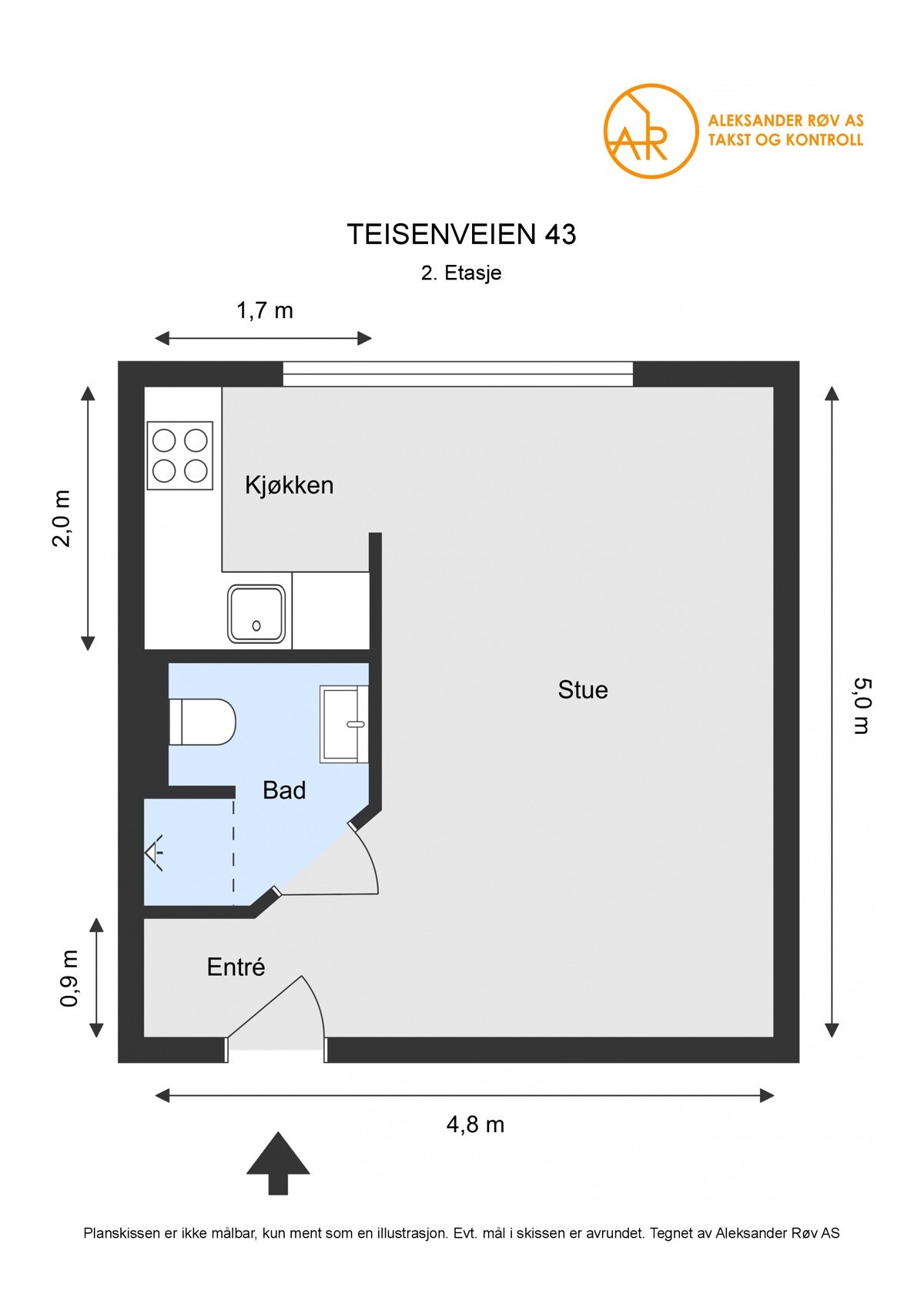 Planskisse Galleribilde