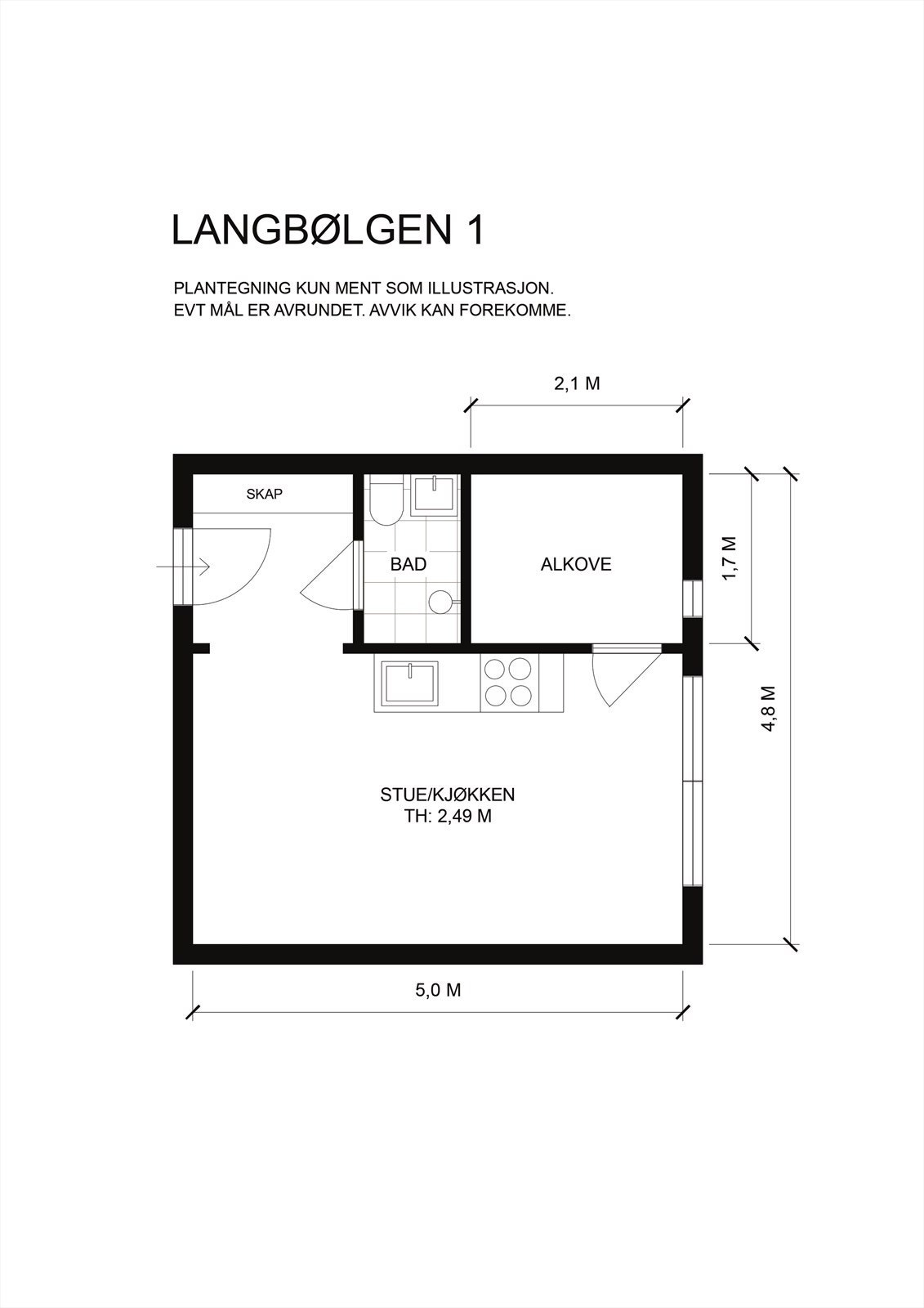 Planskisse Galleribilde
