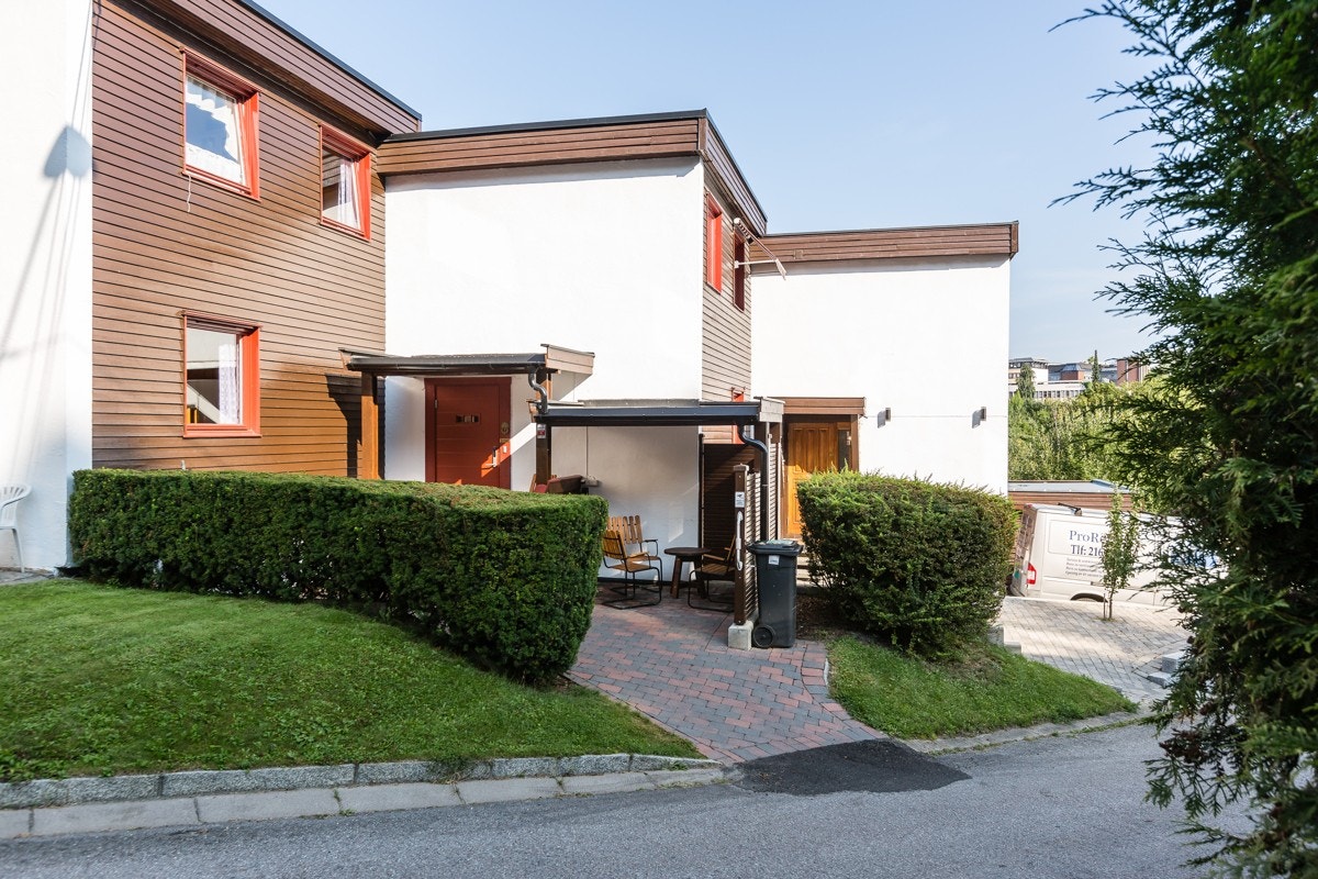 Velholdt og pent opparbeidet inngangsparti. Galleribilde