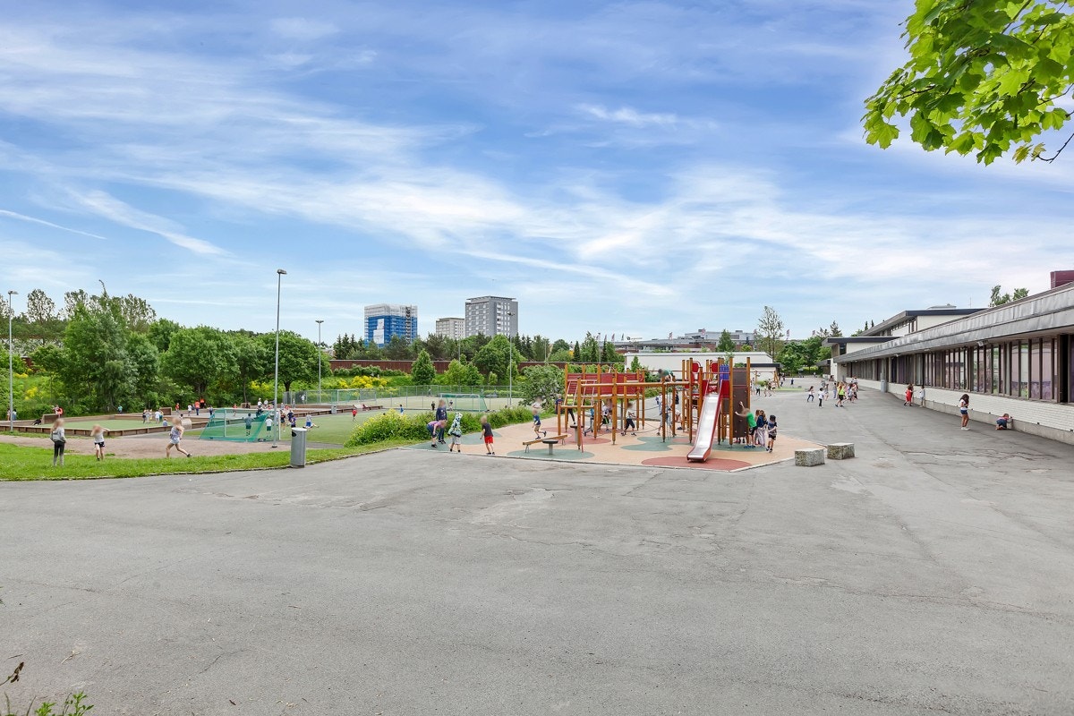 Adressen sogner til Høyenhall skole med et godt AKS-tilbud. Galleribilde