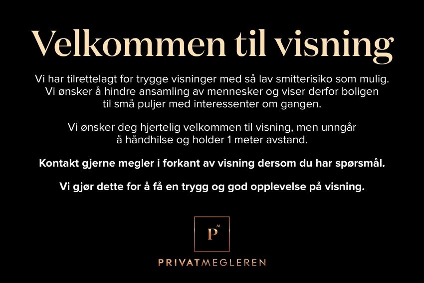 Husk å book ditt visningstidspunkt i forkant av oppsatt visning. Galleribilde