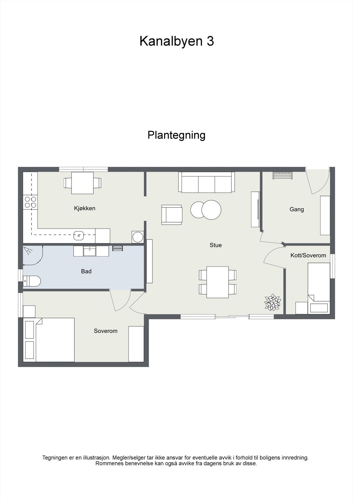 Plantegning Galleribilde