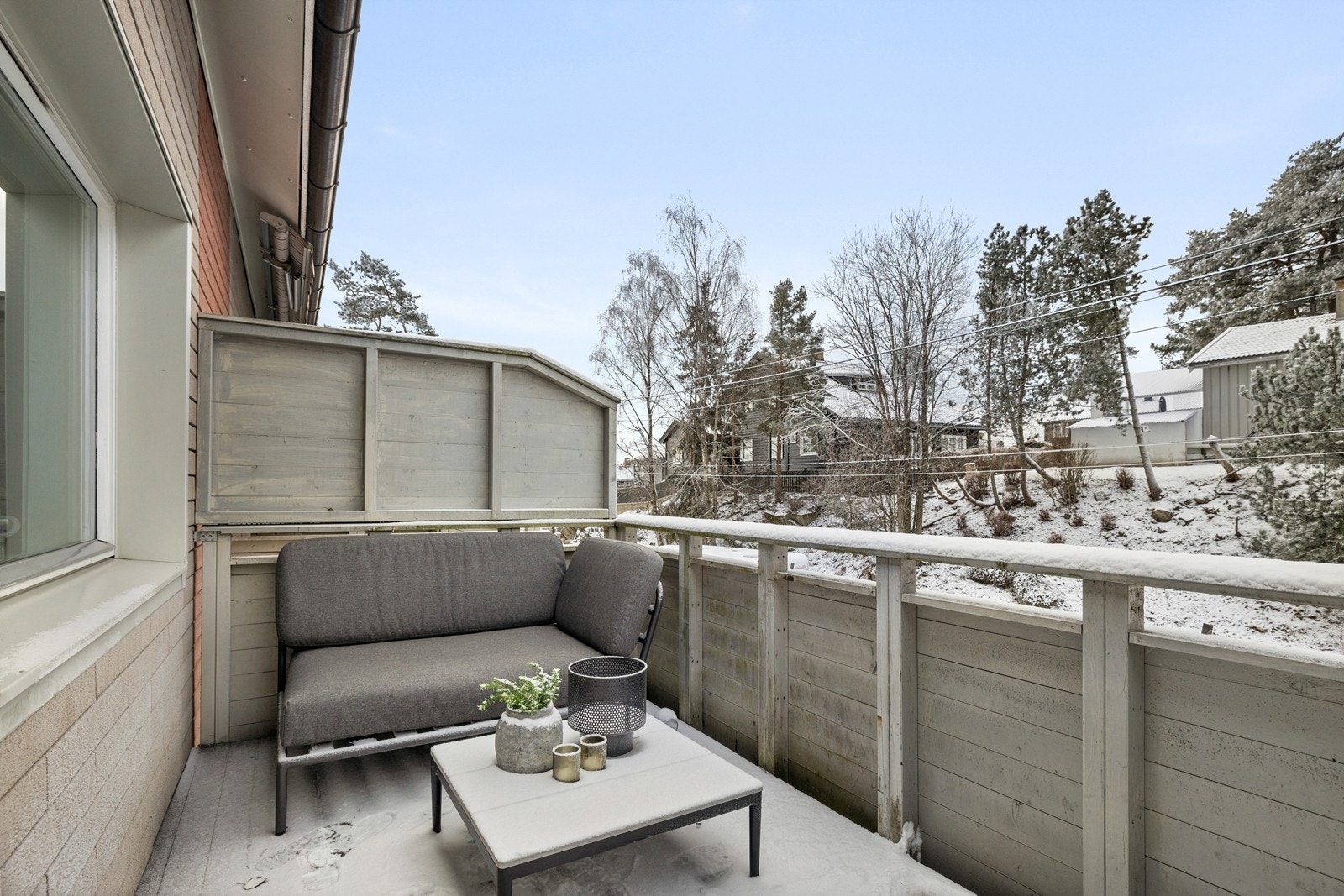 Vestvendt veranda på ca. 8 kvm Galleribilde
