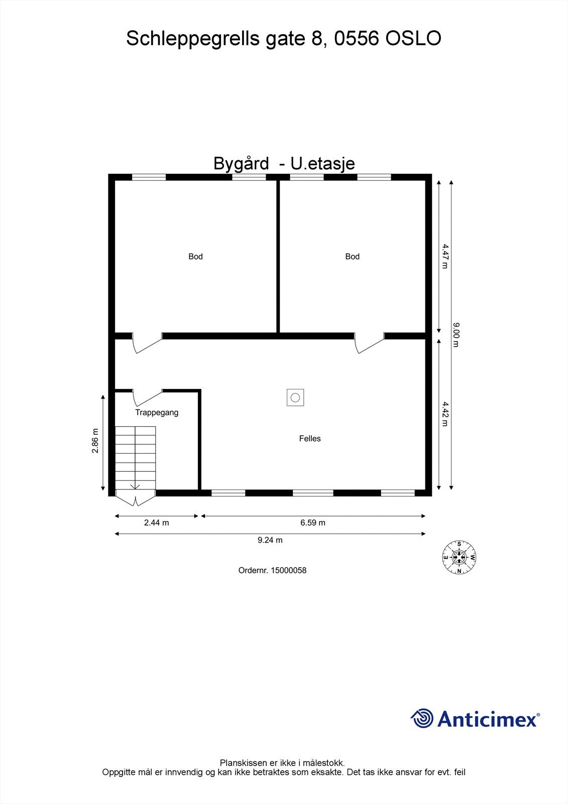 Plantegning u.etasje Galleribilde