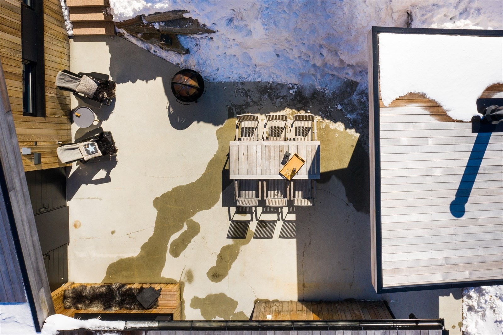 Oversiktsbilde over terrassen Galleribilde