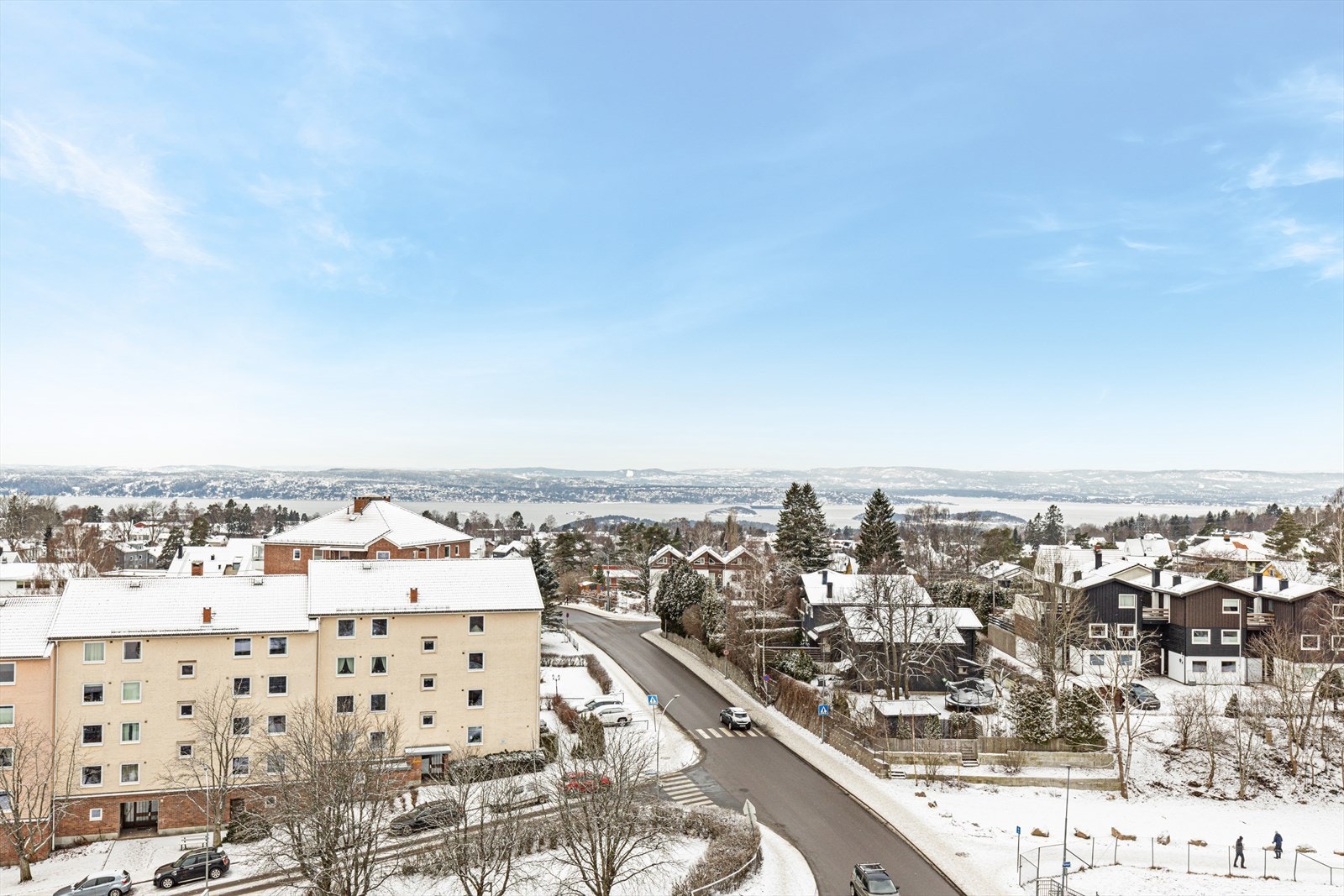 Utsikt fra felles balkong Galleribilde