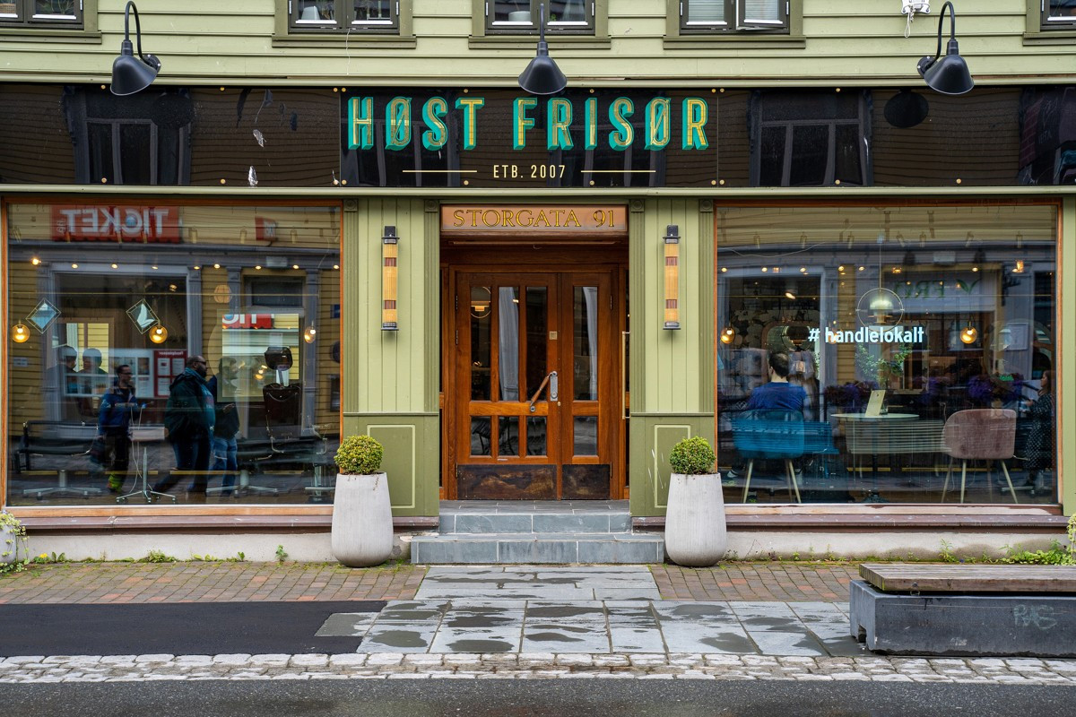 Området byr på