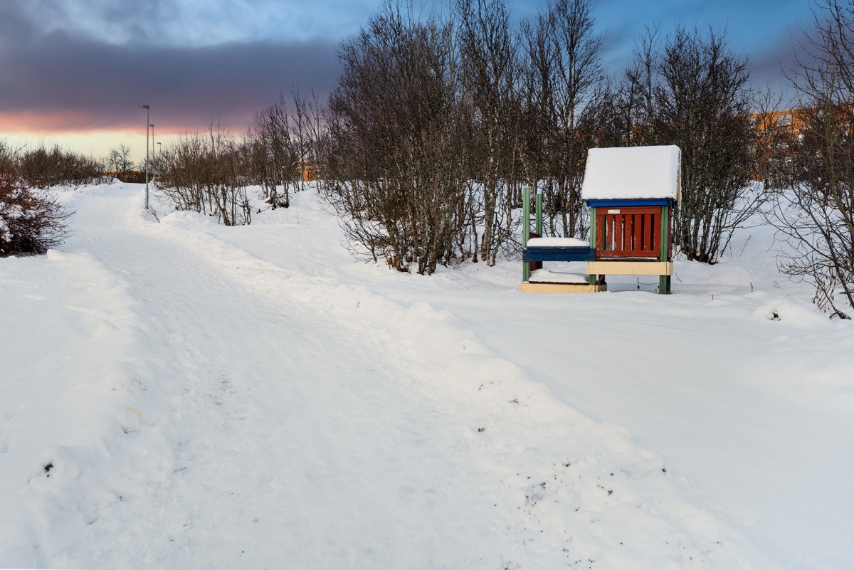 Det er gangavstand til barnehage, skole, matbutikk og mye mer Galleribilde