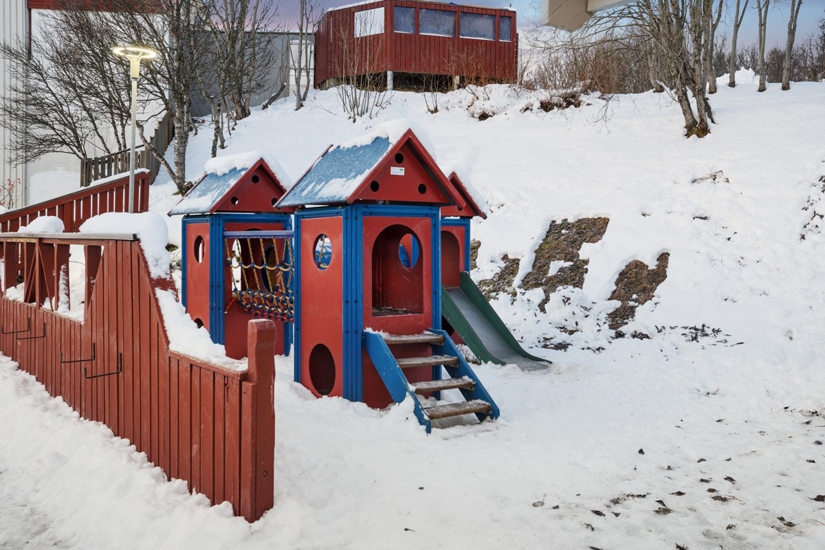 Dette er populært boligområde for småbarnsfamilier Galleribilde