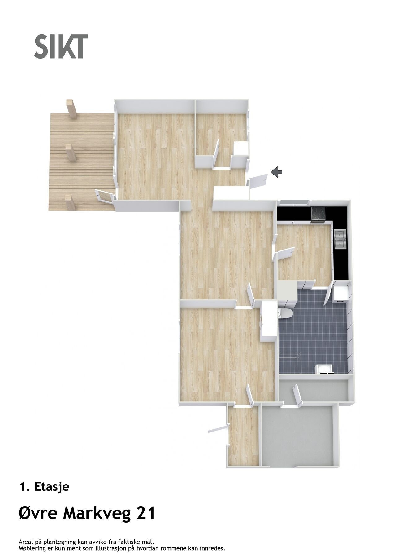 Plantegning. Galleribilde