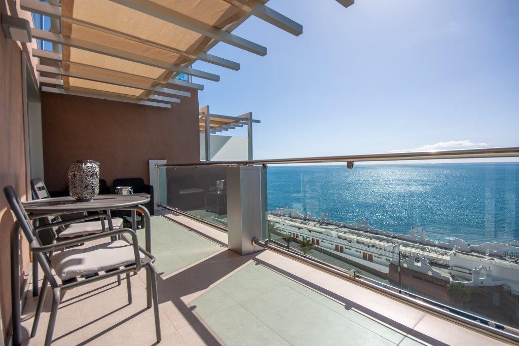 Syd-vestvendt terrasse. Galleribilde