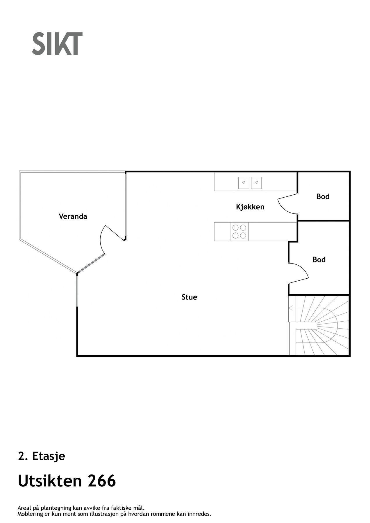 Planskisse Galleribilde