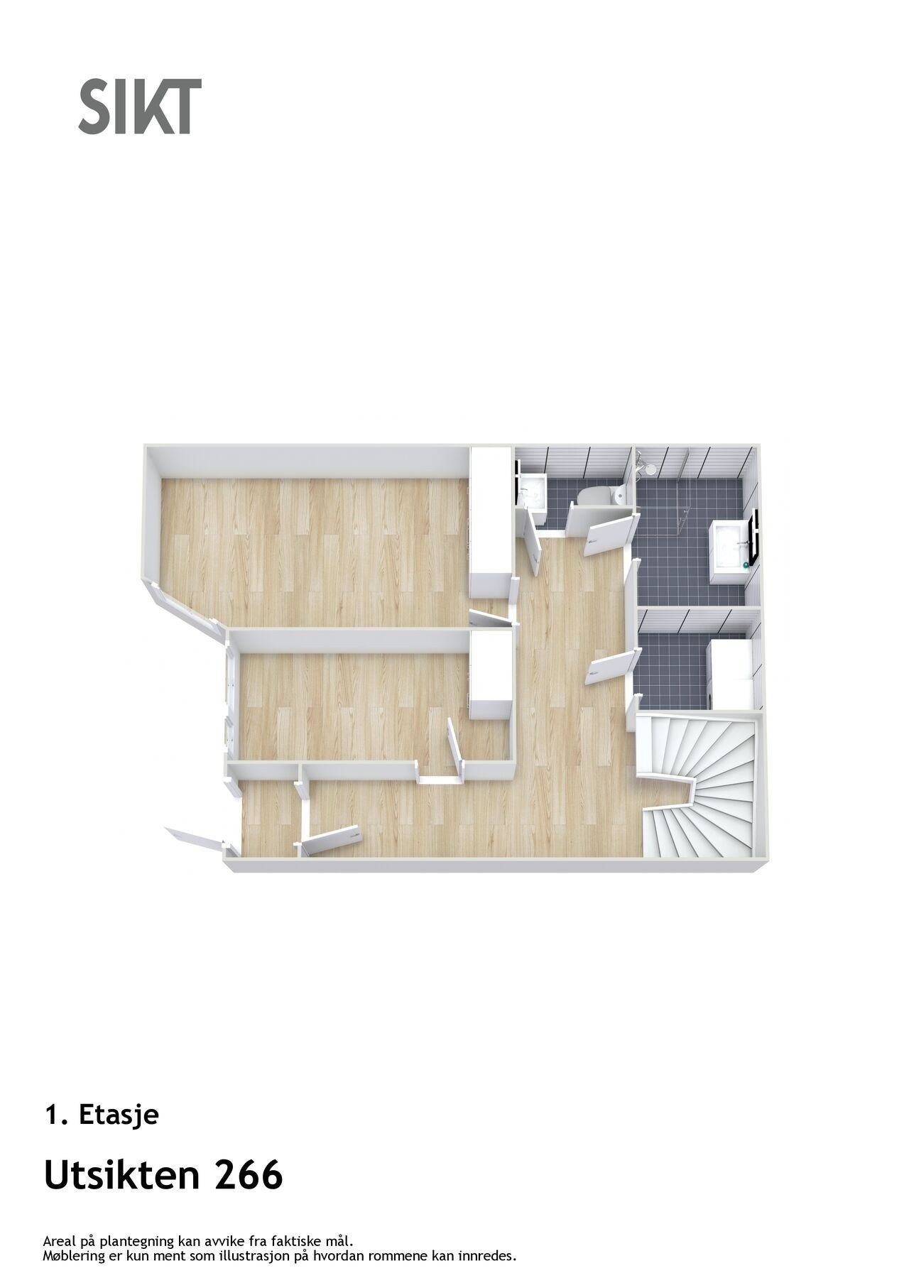 Planskisse Galleribilde