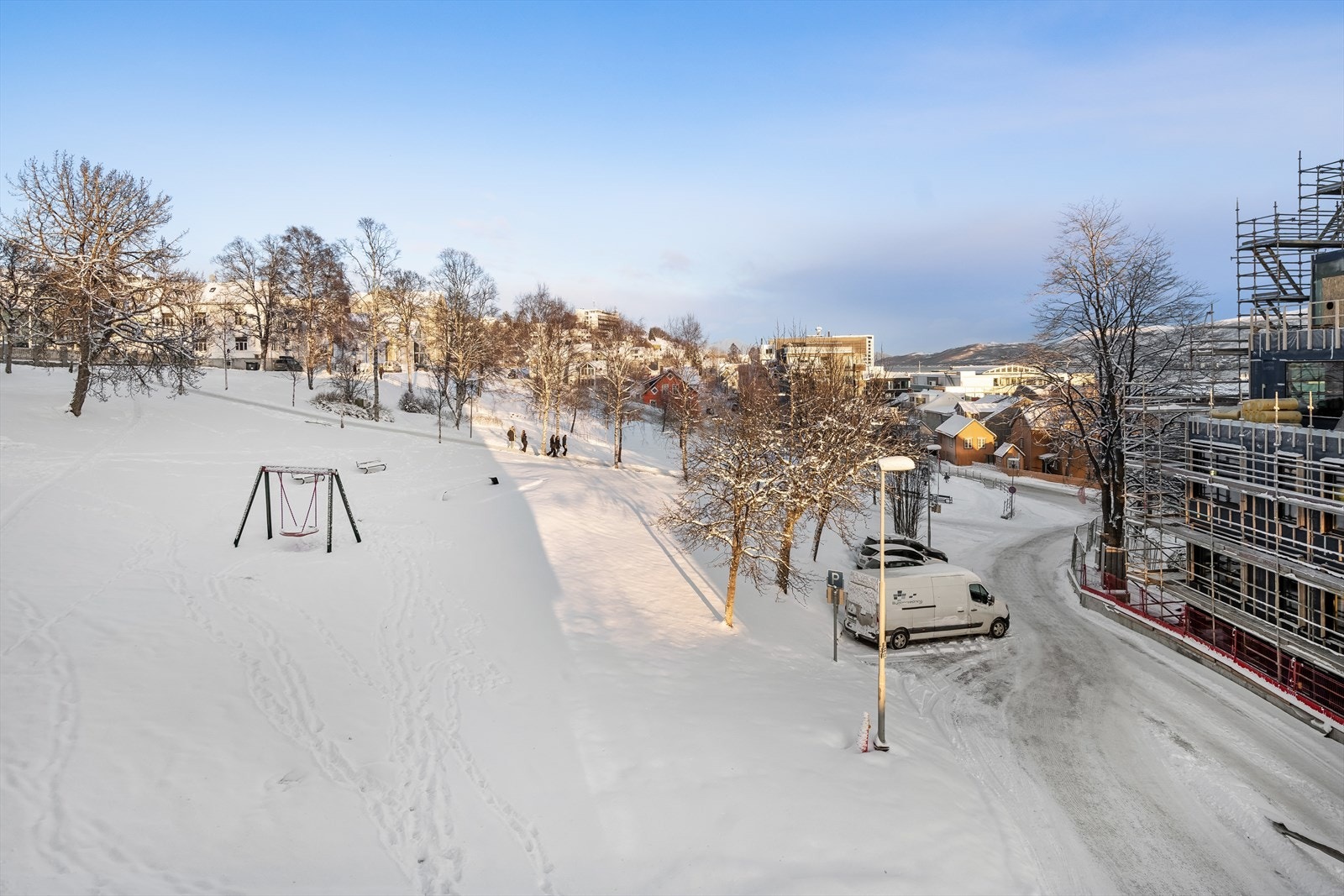 Kongeparken som nærmeste nabo mot nord. Galleribilde