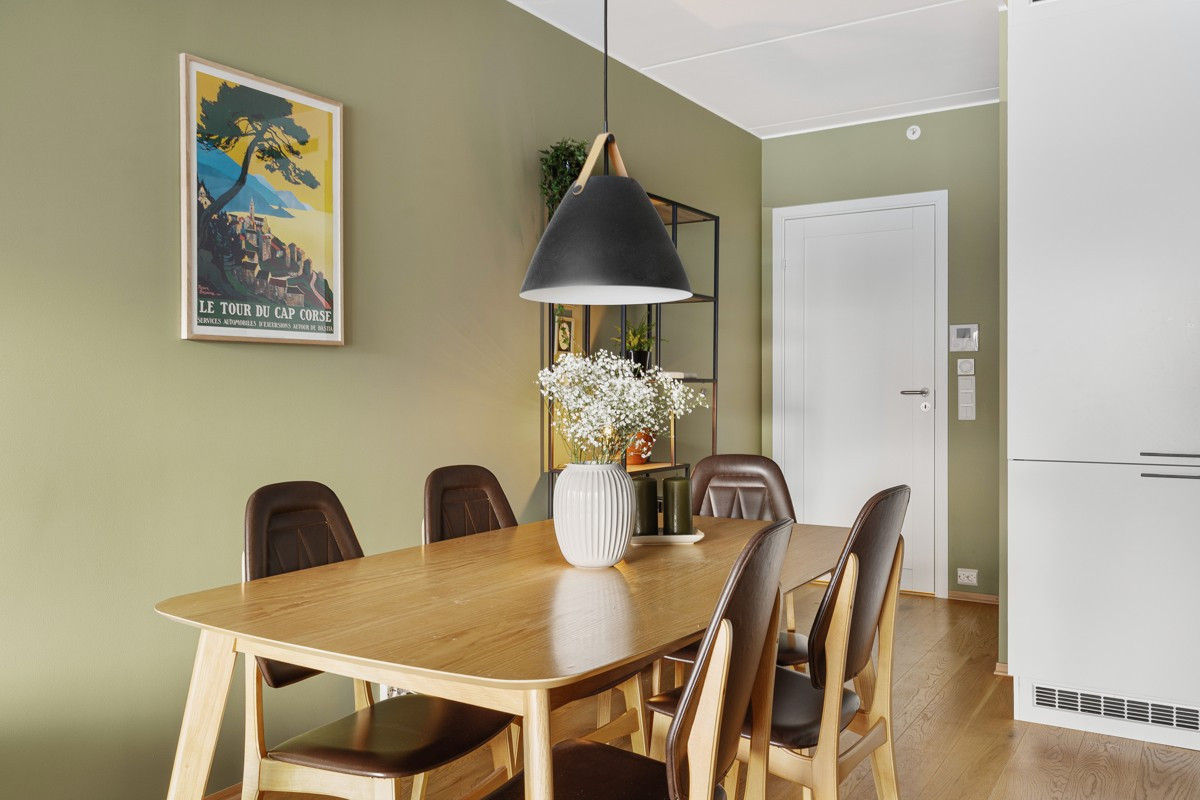 Her man man ha hyggelige middaggsselskaper og fine frokostmorgener
