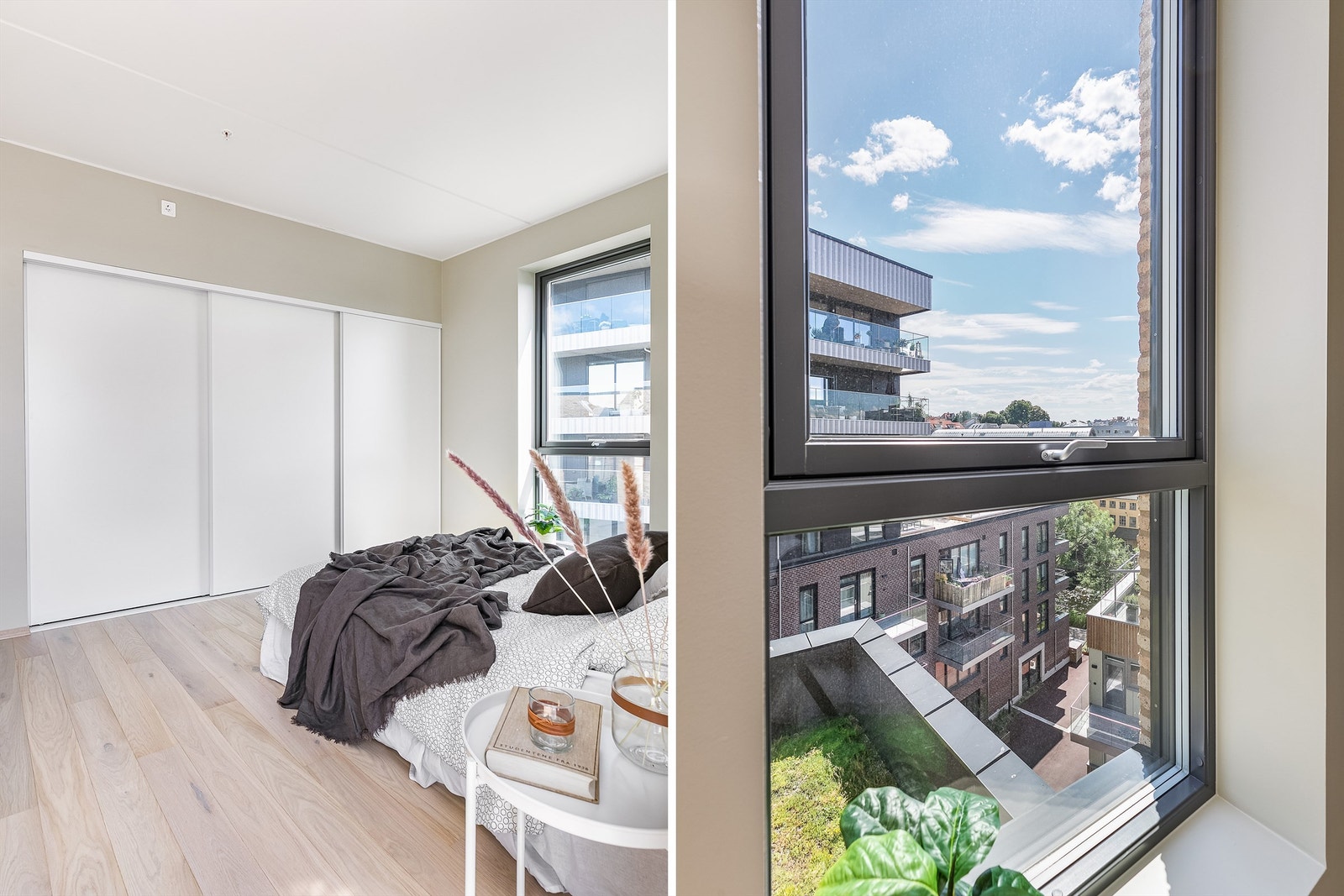 Skyvedørsgarderobe finner du også i hovedsoverommet. Galleribilde