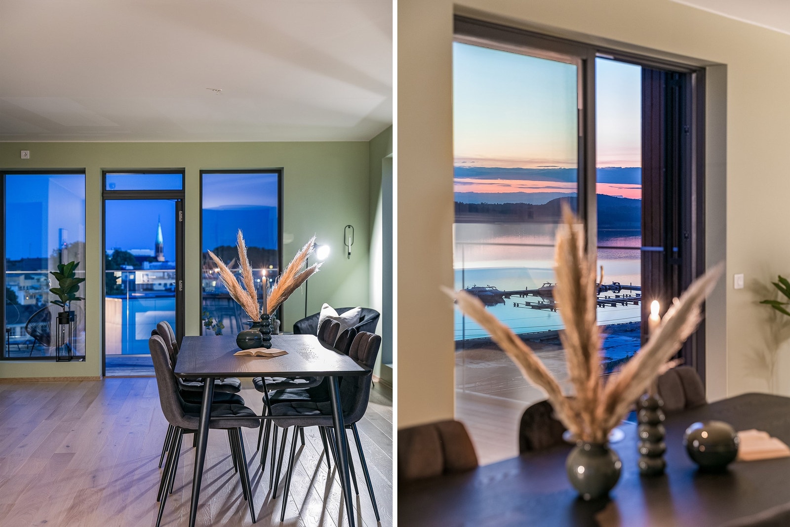 I stuen opplever du fin utsikt i to himmelretninger. Galleribilde