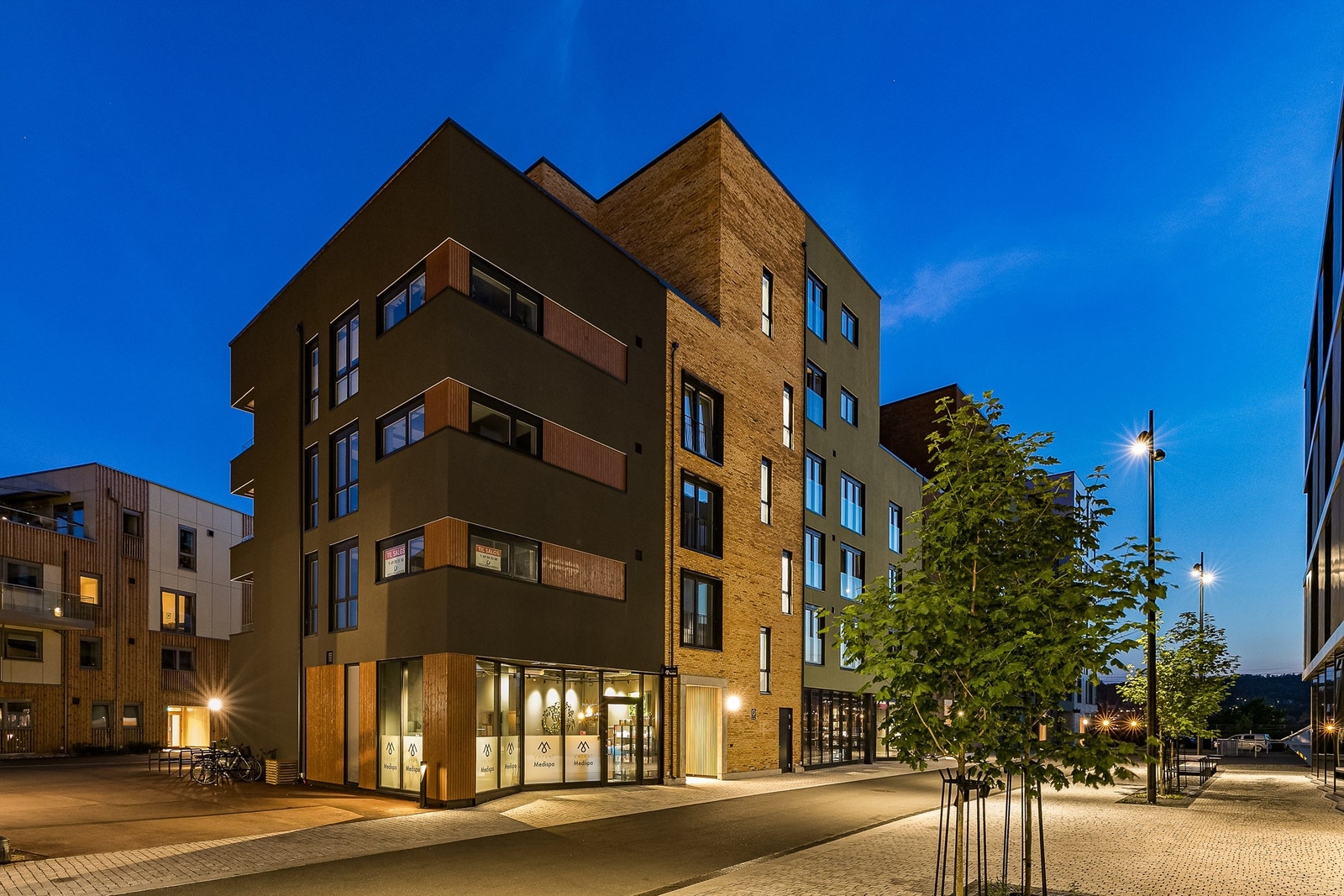 På Verket vil du bo i nye og moderne omgivelser. Galleribilde