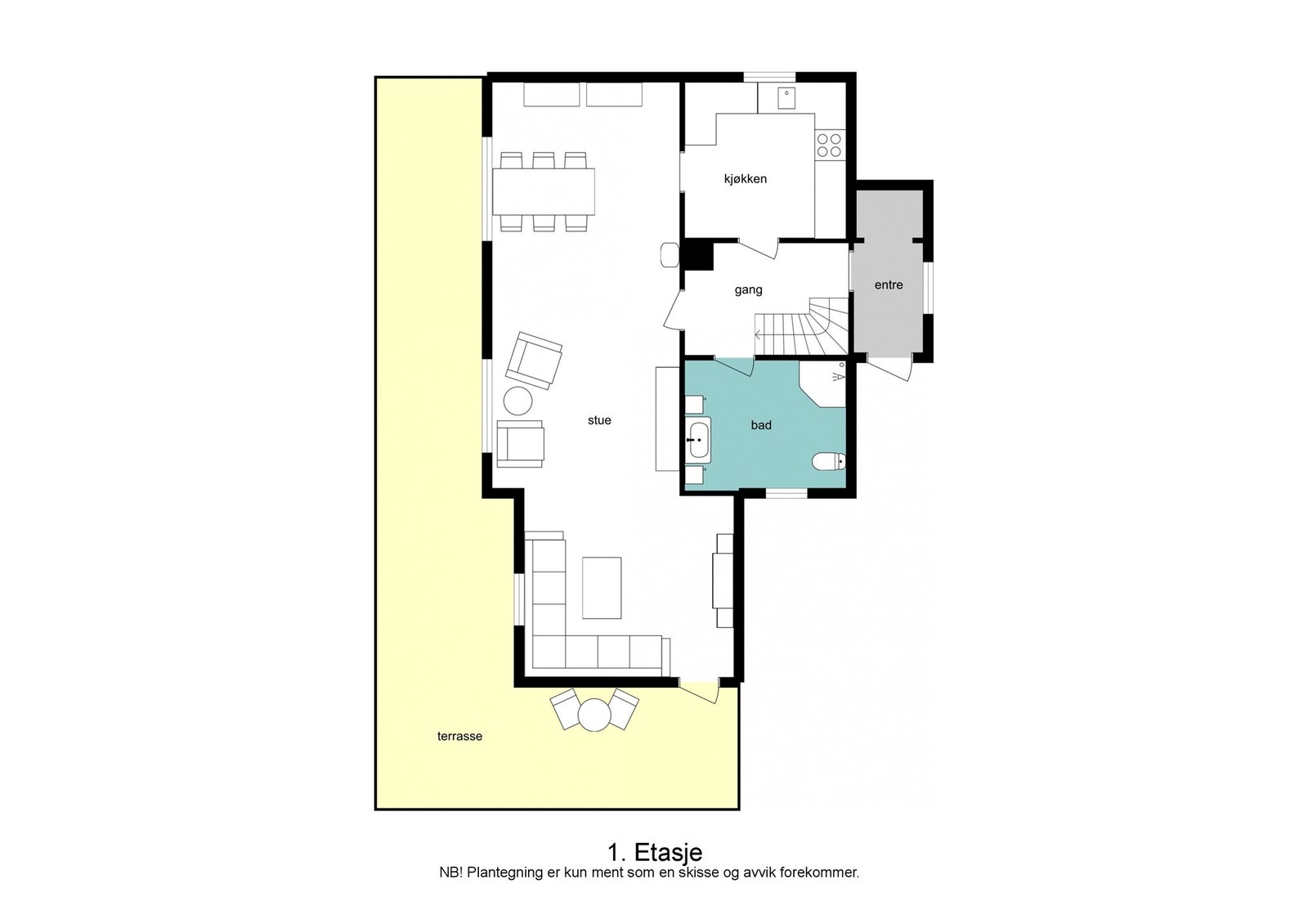 Plantegning Galleribilde