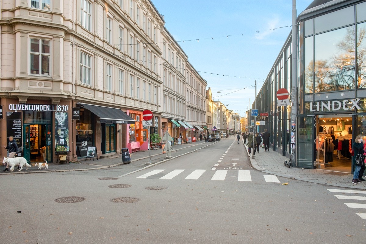 Løkka har mange restauranter, kafeer, uteserveringer og barer. Galleribilde