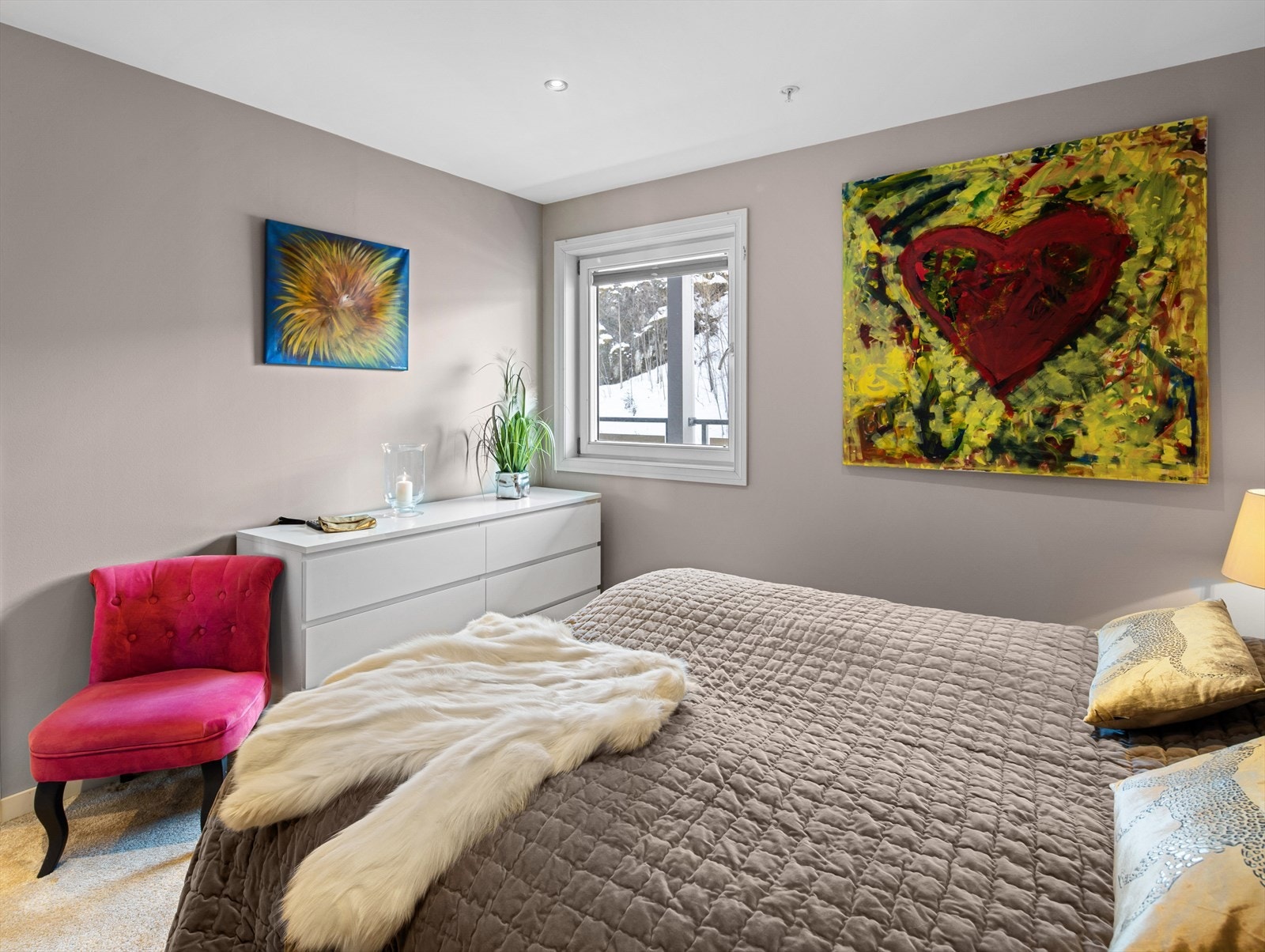 Romslig hovedsoverom Galleribilde
